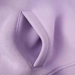 Sudadera con Capucha de Felpa Francesa de Lujo Internacional Outfitize, Sudadera Lisa sin Estampado con Hombros Caídos - Product Image 4