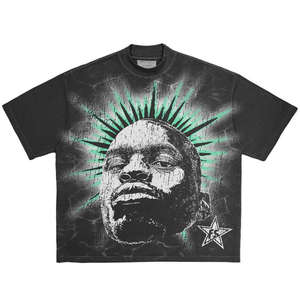 Camiseta de punto unisex de cuello redondo y manga corta de alta calidad 2026, con patrón liso, tela transpirable y de secado rápido - Product Image 1