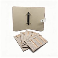 Étui de rangement pour bijoux de voyage avec pochettes zippées transparentes amovibles, classeur matelassé pour boucles d'oreilles, bagues et colliers
