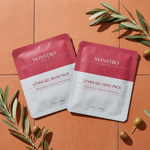 SKINSTRO Juego de Mascarillas de Hidrogel Probadas en Dermatología Coreana, 4 Piezas, Aroma Floral Suave para Hidratar, Calmar y Regenerar la Piel - Product Image 1