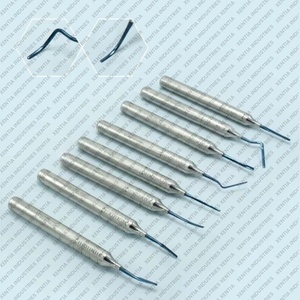 Kit de Periotomo Dental Flexible Premium con Puntas Recubiertas de Titanio, Instrumentos para Extracción de Raíces, Instrumentos Quirúrgicos Dentales Periodontales - Product Image 1