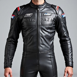 Combinaison de course de moto en cuir de vachette personnalisée | Design et taille personnalisés | Couture de qualité supérieure - Product Image 6
