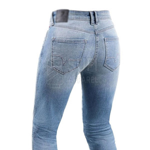 Pantalones Vaqueros de Mujer de Alta Calidad para Invierno, Cintura Media, Frente Plano, Ecológicos, Transpirables, Diseño Personalizable, Venta al por Mayor - Product Image 5