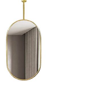 Luxury <b>Gold</b> Metal Frame Hanging <b>Mirror</b> For Home Living Room Bedroom Decorative <b>Round</b> Glass <b>Wall</b> <b>Mirror</b> - Product Image 1