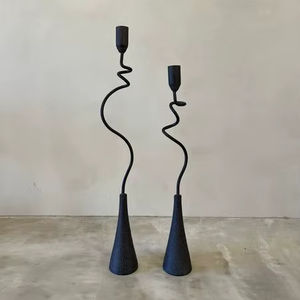 Handmade Iron <b>Candle</b> Stand with Straight <b>Shape</b> for Home Decor - Product Image 1