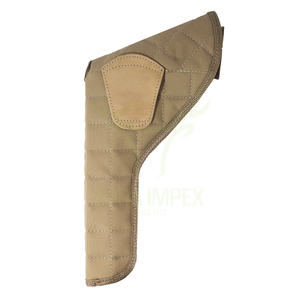 OEM al por mayor personalizado táctico Flap Gun Holster Durable cuero genuino Nylon portátil de lona al por mayor soporte de pistola portátil - Product Image 3