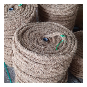 Corde de noix de coco pour l'agriculture, corde en fibre de coco torsadée, corde de coco naturelle pour décoration murale, artisanat et utilisation de liage de jardin - Product Image 1