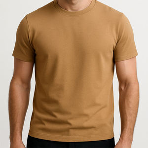 Camiseta 100% Algodón, Sin Tejer, Cómoda, Transpirable, de Secado Rápido, 120 Gramos, OEM, para Hombre y Mujer, Estilo Deportivo, Sólida, Agradable al Tacto, para Uso Diario - Product Image 1