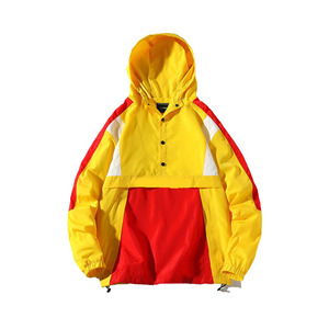 Vente en gros Streetwear Harajuku unisexe Blouson coupe-vent de camouflage formel avec logo avant de style coréen - Product Image 4