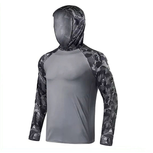 Sweat à capuche de pêche à sublimation personnalisé pour hommes sweat à capuche de pêche à sublimation personnalisé pour votre conception sweat à capuche de pêche à protection solaire pour hommes - Product Image 2