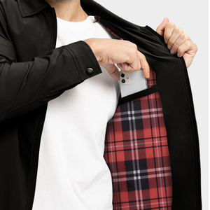 Chaqueta de Color Sólido de Nuevo Diseño al por Mayor para Hombre, Chaqueta Cortavientos de Manga Larga Hecha a Medida, Estilo Clásico - Product Image 3