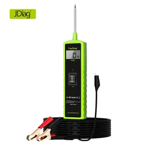 Topdiag P60 6-40V, caneta testadora de circuito elétrico para carros, caneta de alta precisão com display digital, ferramentas de diagnóstico de carros, sonda de energia