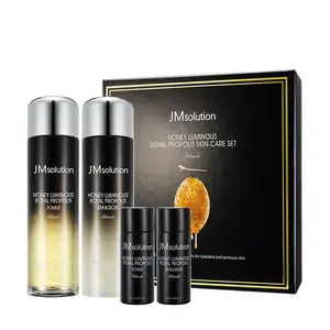 JMSOLUTION HONEY LUMINOUS ROYAL PROPOLIS SKIN CARE SET BLACK nourishing moisturizing Korean cosmetic K-beauty made in korea