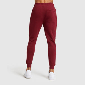 Vente chaude Hommes Gym Workout Joggers 4-Way Stretch Polyester Spandex Pantalon De Survêtement Conique 100% Coton Hip Hop Respirabilité - Product Image 2