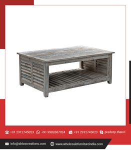 Timeless Eco-Friendly Reclaimed <b>Wood</b> Coffee Table Handcrafted Home Furniture for Office Living Room Bedroom Outdoor Use - Product Image 2