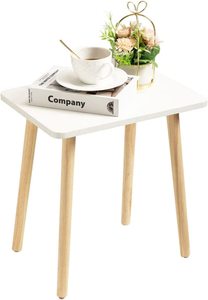 Mesa de centro de madera de teca de cuatro patas de estilo moderno, mesa central de madera maciza hecha a mano, uso doméstico, para sala de estar, dormitorio, Oficina - Product Image 2