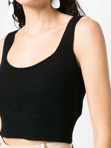 T-Shirt Crop Top Écologique pour Femme 100% Coton - Coton Doux de Haute Qualité Logo Personnalisable Multicolore - Product Image 5