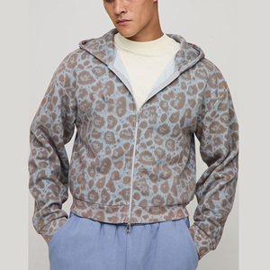 Quality Soft Hooded Loose Crocheted 370g Men's Oversized <b>Sweatshirt</b> Custom Logo Digital Hoodies 100% Cotton - Product Image 1