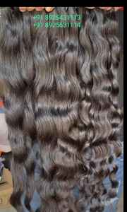 Faisceaux de cheveux TEMPLE tressés, vague naturelle et vague profonde, vente d'usine depuis l'inde - Product Image 5