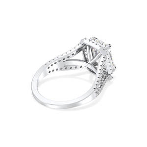 REYES personalizable 14K 18K 22K oro blanco 3,4 quilates laboratorio crecido diamante anillo de compromiso para mujeres regalo de boda joyería fina - Product Image 4