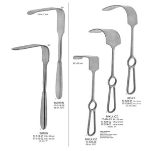 Rétracteur Simon 105x27mm 26cm de long, ensemble d'instruments en acier inoxydable de haute qualité, instruments chirurgicaux réutilisables, certifié CE - Product Image 4