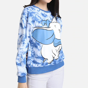 Venta al por mayor Sublimado de alta calidad Sudaderas Nueva llegada Algodón Mujeres Pullover Sudaderas Mujeres Impreso Sudaderas - Product Image 1