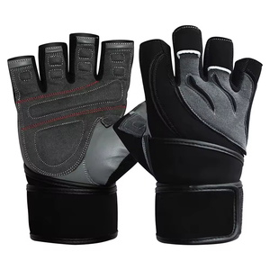 Gants de musculation et de gym robustes avec sangle de poignet réglable pour hommes et femmes - Product Image 1