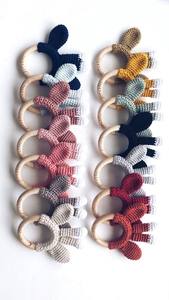 Animal Bébé Hochet Nouveau-Né, En Bois Crochet Anneau de Dentition - Product Image 3