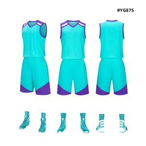 Conjunto de Jersey de baloncesto personalizado de alta calidad de tendencia superior para hombres, pantalones cortos de uniforme para adultos y niños, pantalones deportivos para Club de equipos - Product Image 6