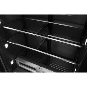 Réfrigérateur encastrable à portes françaises électrique de 36 pouces, 20,81 pi³ Machine à glaçons automatique filtrante à capacité totale, Fresh Flow Air US - Product Image 3