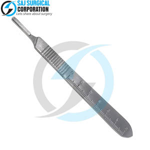 Poignée de scalpel d'équipement médical haute performance Source d'alimentation manuelle en acier inoxydable de qualité supérieure - Product Image 1