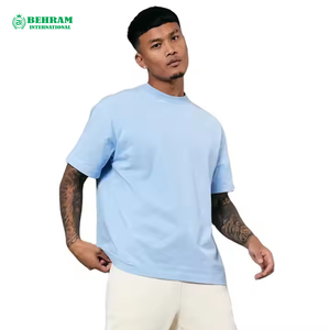 T-shirts pour hommes 100% coton, tissu uni de haute qualité, fabriqué au Pakistan, tissu confortable, coupe régulière, anti-boulochage, respirant, écologique - Product Image 2