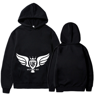 เสื้อมีฮู้ดสำหรับผู้ชายผ้าคอตตอนเป็นมิตรกับสิ่งแวดล้อมผ้าฟลีซ100% โลโก้แบรนด์ตามสั่ง - Product Image 5