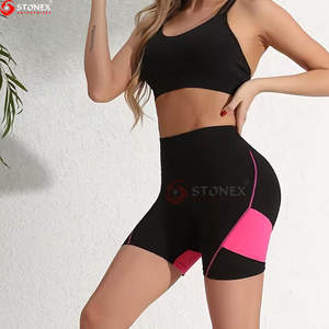 Shorts de Yoga para Mujer, Cintura Alta, Logotipo Personalizado, Cómodos, Antiencogimiento, Antibolitas, Transpirables, Impermeables, de Secado Rápido - Product Image 6
