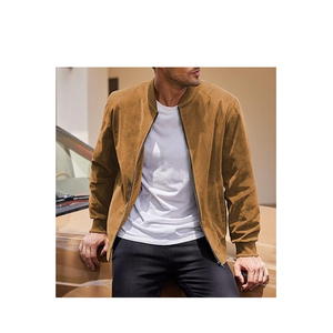 Chaqueta de cuero transpirable a prueba de viento ajustada personalizada para hombre, chaqueta de motocicleta para exteriores de Otoño/Invierno para hombre - Product Image 2