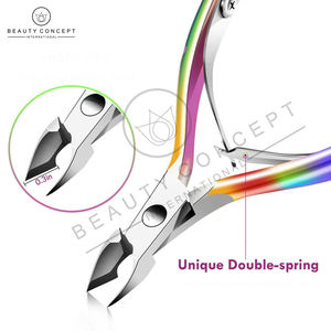 Tijeras de acero inoxidable para cutículas, cortador de tijera, removedor de piel muerta, manicura, pedicura, arte de uñas de Beauty Concept International - Product Image 6