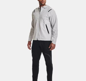 Vêtements de sport pour hommes, logo personnalisé, vente en gros, randonnée en plein air, veste softshell décontractée tissée, imperméable, coupe-vent pour hommes - Product Image 6