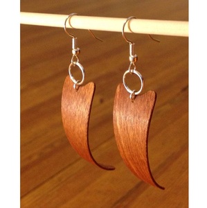 Boucles d'oreilles en bois pour femme Idée cadeau - Product Image 3