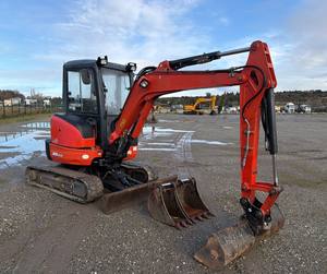 Mini Excavadora de 3.5 Toneladas con Motor Kubota, Excavadora de Orugas de 1 y 2 Toneladas, Mini Excavadora Usada para Casa y Granja en Venta - Product Image 1