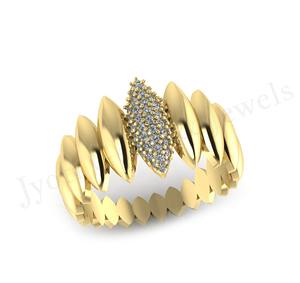 2025 Men Stylish Marquise Solid <b>Silver</b> Zircon Engagement <b>Ring</b> 18k Gold Plated High Quality Customizable Jewelry Good Supplier - Product Image 1