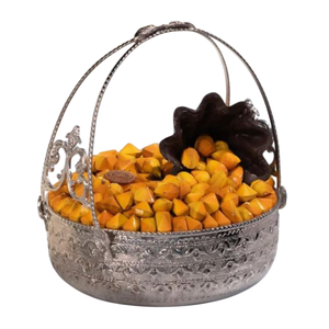 Cuenco creativo de metal para servir chocolate, cuenco dulce para servir con asa, cuenco de chocolate, regalo perfecto para cualquier evento - Product Image 1