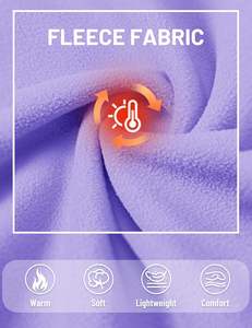 Chaqueta de invierno ligera para mujer de talla grande 2024, transpirable, con cremallera, suave, algodón Polar, bolsillos estampados, cálido, para exteriores, de talla grande - Product Image 4