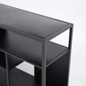 ชั้นวางโชว์ที่ดีที่สุดใหม่สีดำตู้ห้องนั่งเล่นทันสมัยพร้อมเฟอร์นิเจอร์ไม้เนื้อแข็งและชั้นวางหนังสือสำหรับตกแต่งบ้าน - Product Image 5