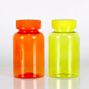 Factory Direct 100cc 150cc 200cc Cylindrical PET Plastic Medicine <b>Bottles</b> <b>Pills</b> Pharmaceutical Packaging Vietnam Manufactory - Product Image 2