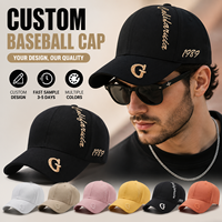 Gorra de Béisbol Deportiva de 6 Paneles con Protección Solar, de Fibra de Algodón, con Letras Bordadas, para Hombre y Mujer, Venta al Por Mayor