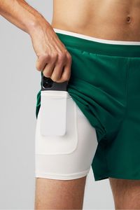 Short d'entraînement réfléchissant pour homme Polyester léger à séchage rapide avec bordure réfléchissante Taille élastique et doublure en maille Conçu pour - Product Image 2