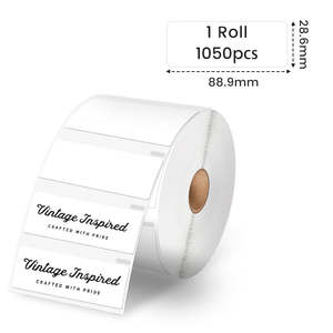 For Phomemo 3 1/2×1/8 <b>Thermal</b> Direct <b>Shipping</b> Barcode <b>Labels</b> (1050 <b>Labels</b>) <b>Printer</b> Supplies - Product Image 2