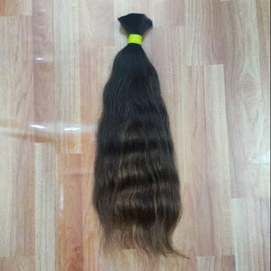 Extensiones de Cabello Natural Indio del Sur, Color Castaño, a Granel - Product Image 1