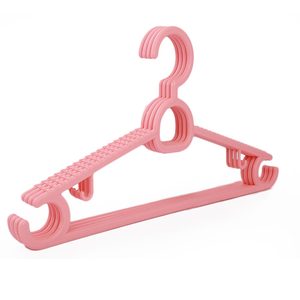 Porte-vêtements en tissu 4 pièces - Rose - Product Image 2