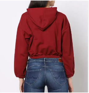 Nouveau sweat à capuche pour femme avec logo sur le devant coupe régulière et prix disponible en différentes couleurs - Product Image 4